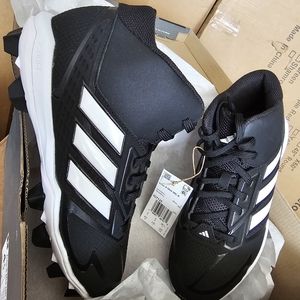 adidas Kids' Icon 8 Mid MD IG7125 Bash Baseball Cleats shoes size 4.5